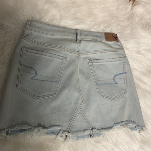 AE, NWOT HEMP DENIM MINI SKIRT, NWOT - Picture 3 of 6